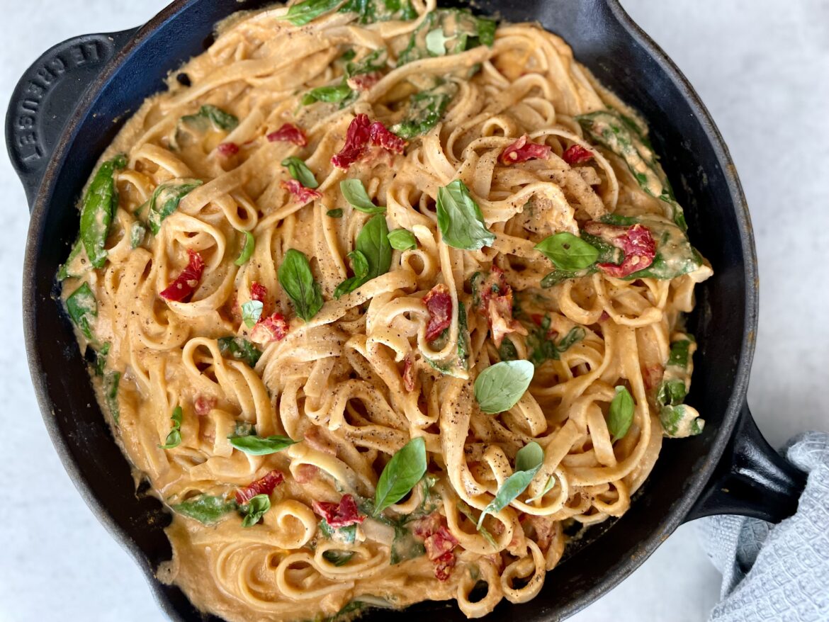 Sundried tomato pasta