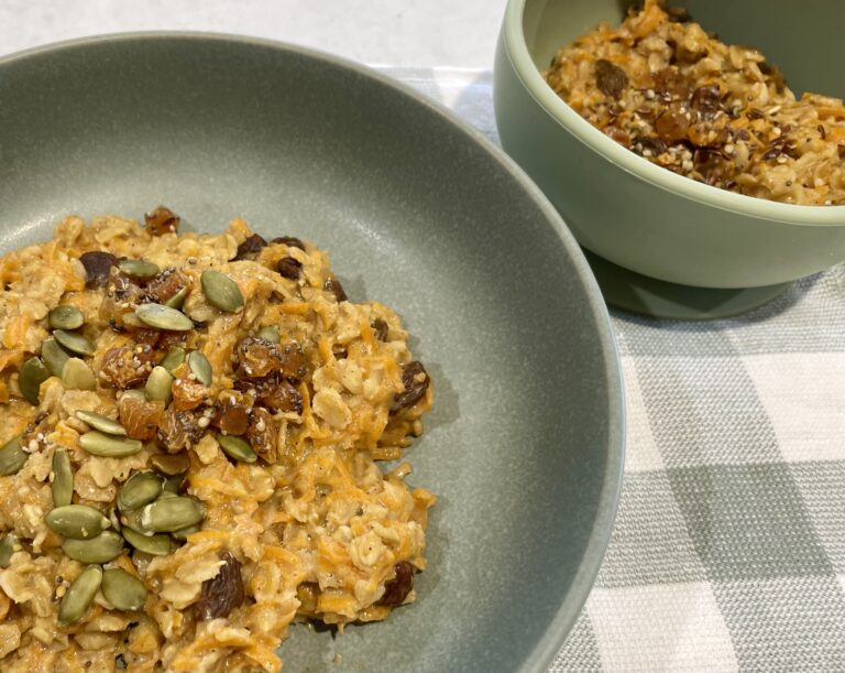 Carrot Cake Porridge Tofu Ricotta