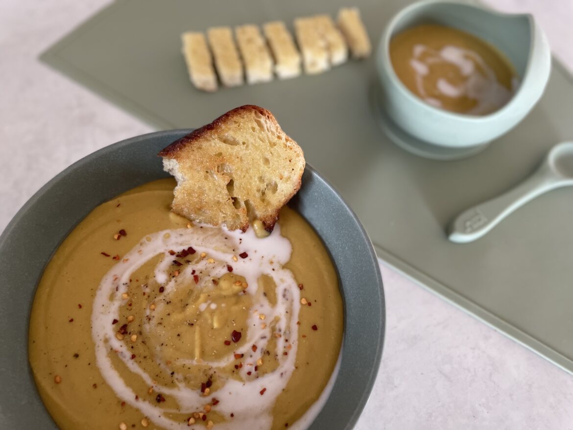 Spiced Red Lentil & Butternut Squash Soup