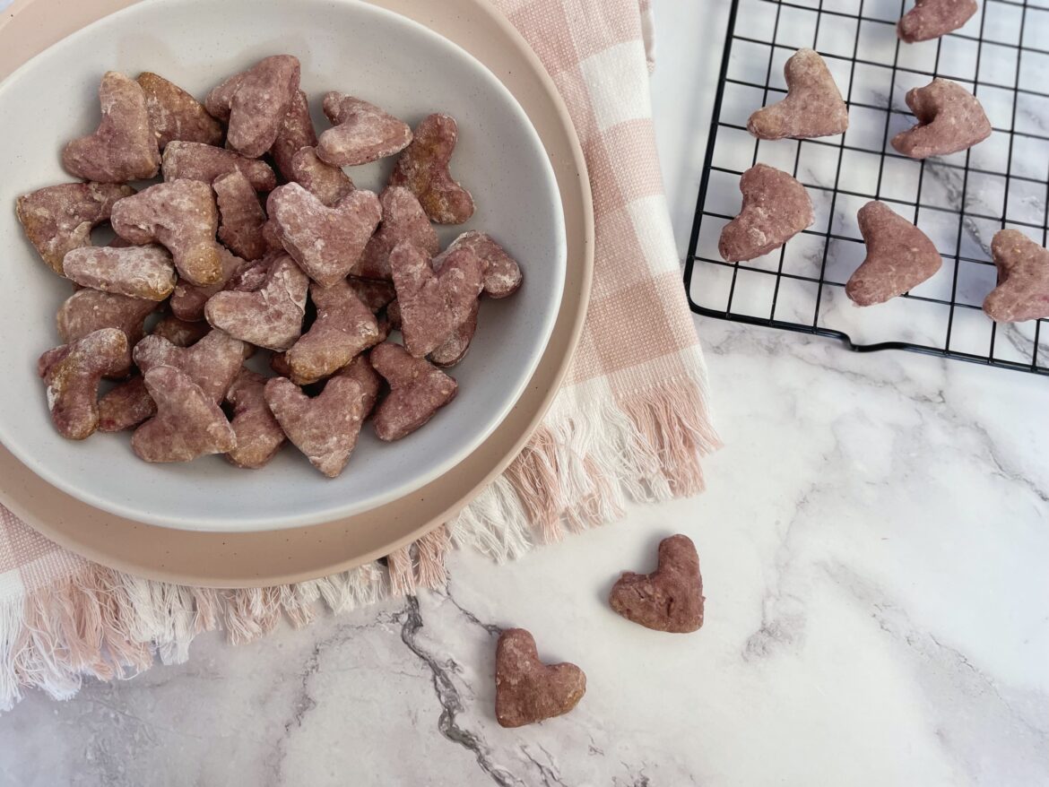 Raspberry Yogurt Biscuits