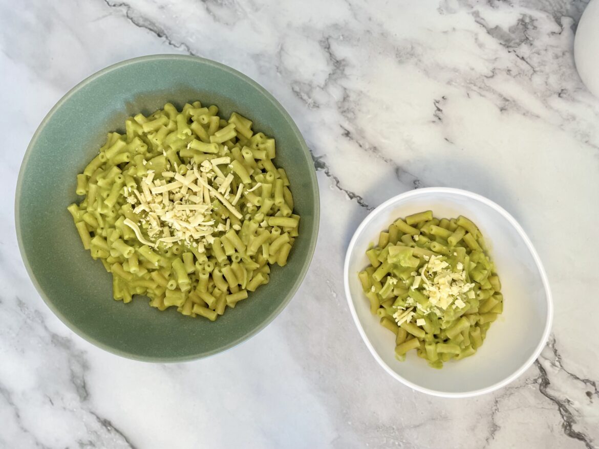 Cheesy Pea Pasta