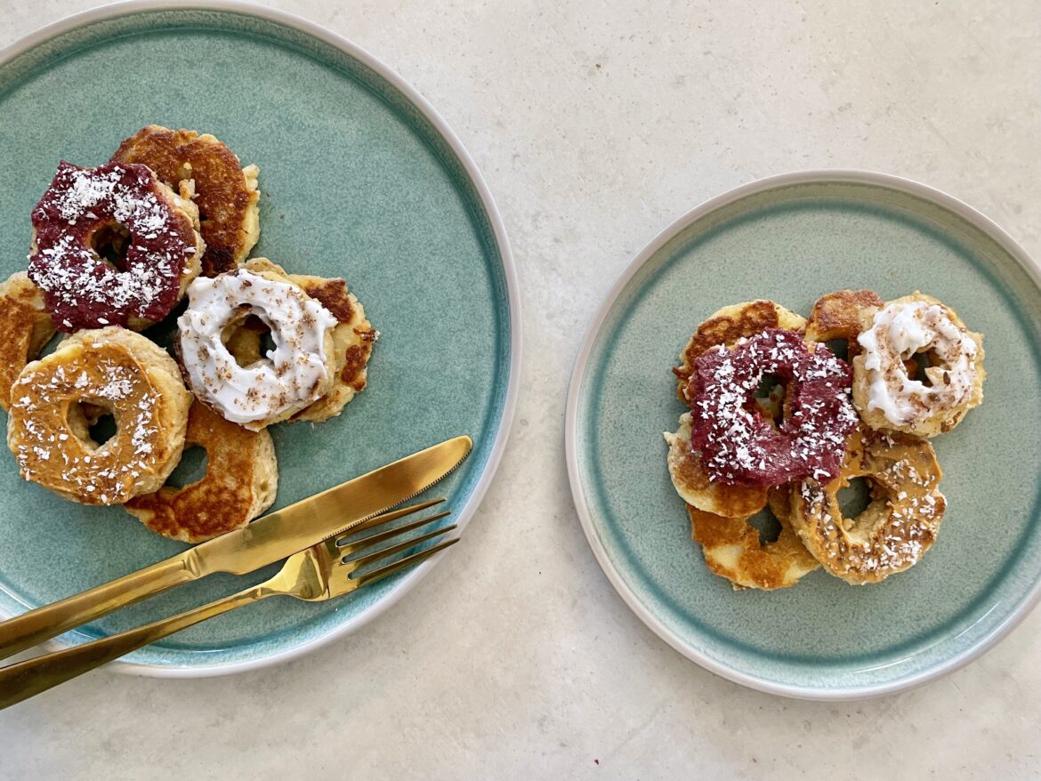 Apple Donut Pancakes