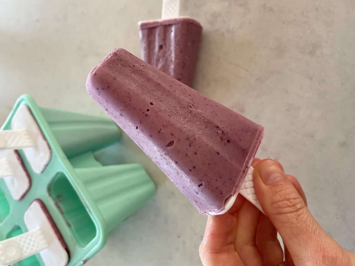 Berries & Cream Popsicles