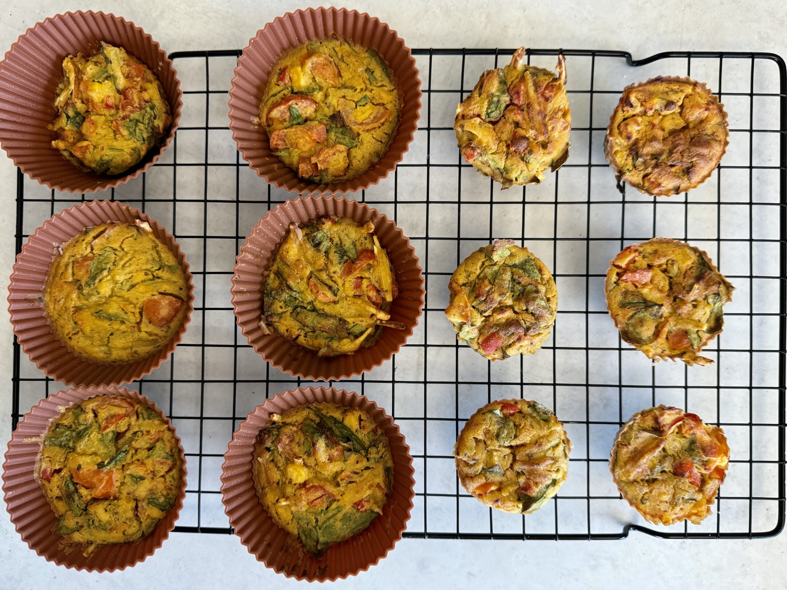 Chickpea Frittata Muffins