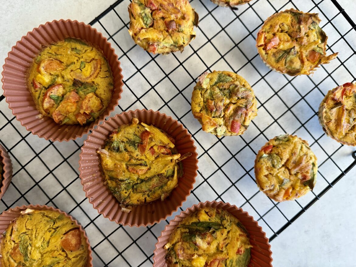 Chickpea Frittata Muffins