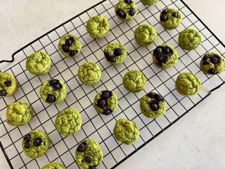Spinach & Banana Mini Muffins