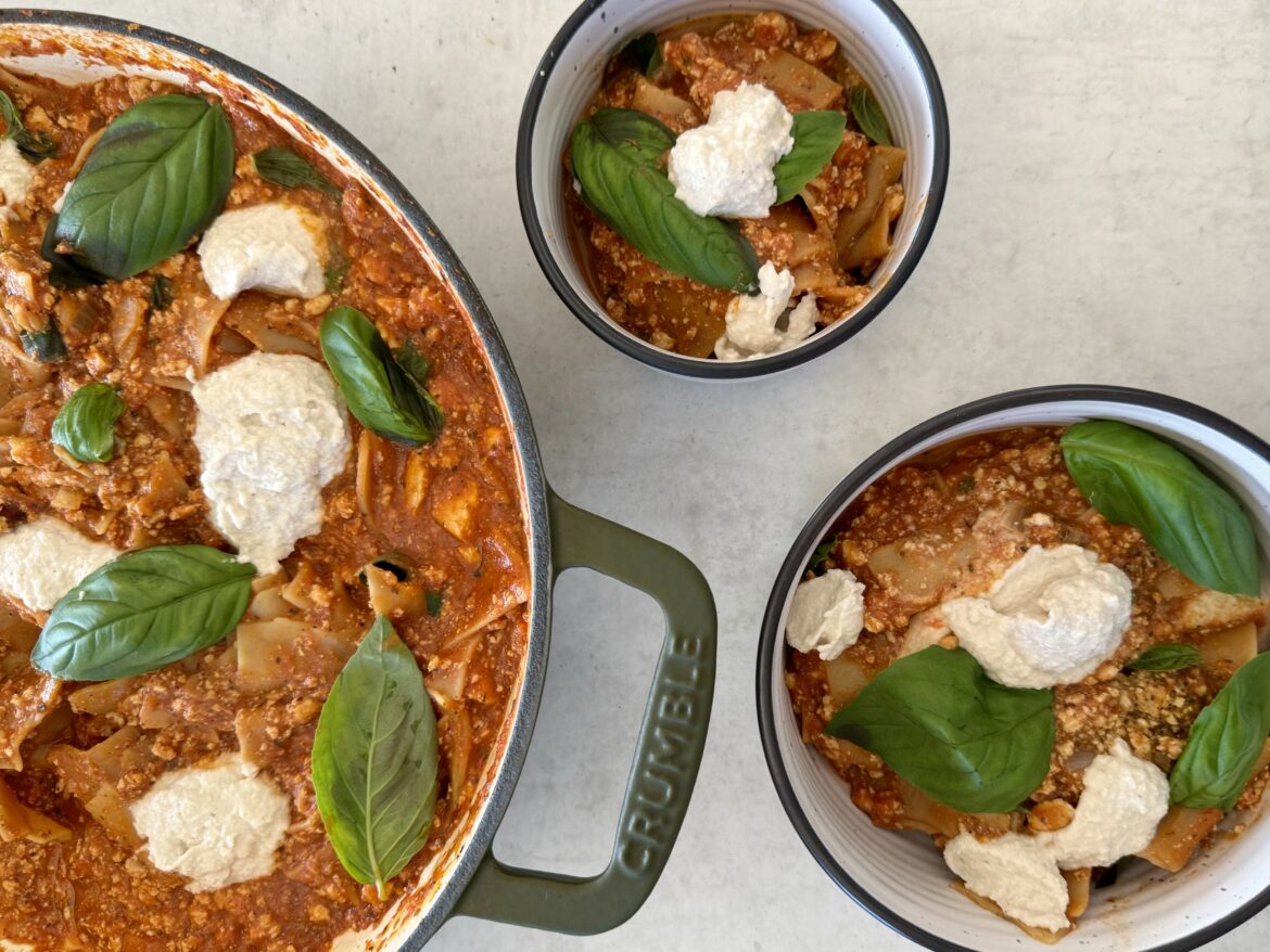 Vegan Lasagna Soup