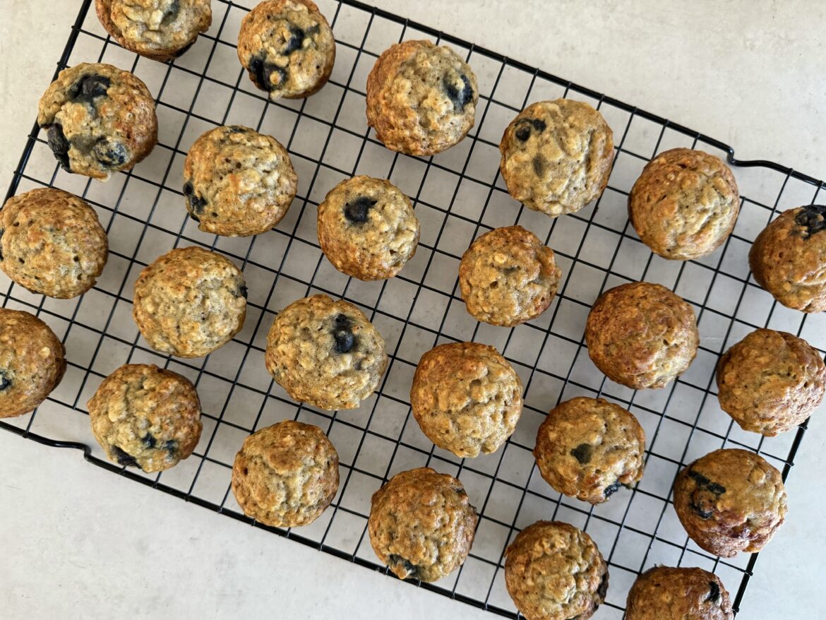 Banana & Blueberry Muffin