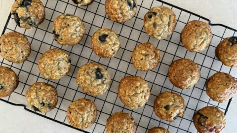 Banana & Blueberry Muffin