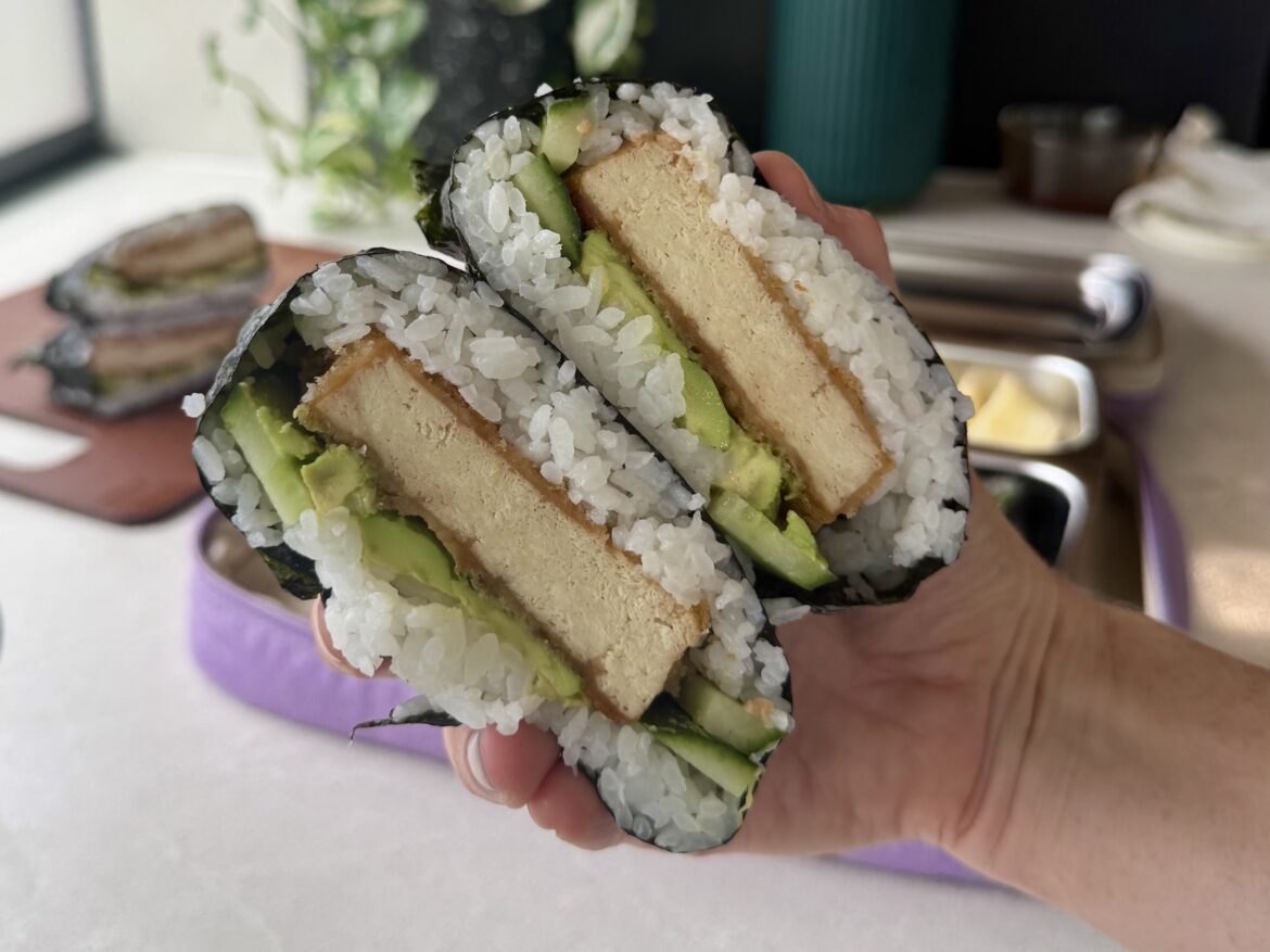 Vegan Chicken Katsu Sushi Sandwich Vegan Chicken Katsu Sushi Sandwich