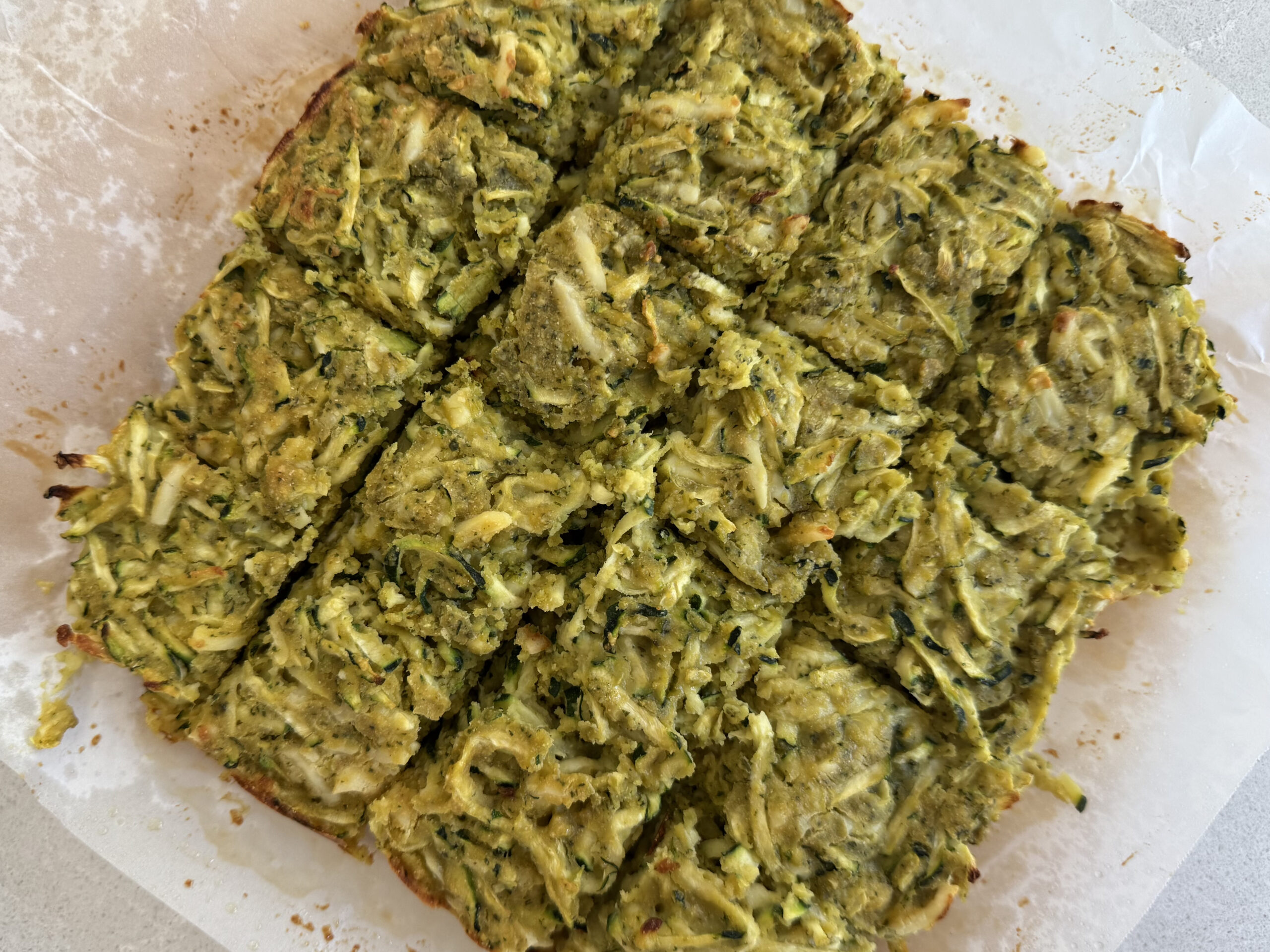 Easy Vegan Zucchini Slice