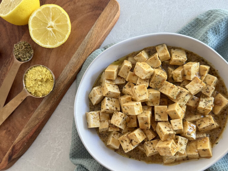 The Easiest Vegan Tofu Feta