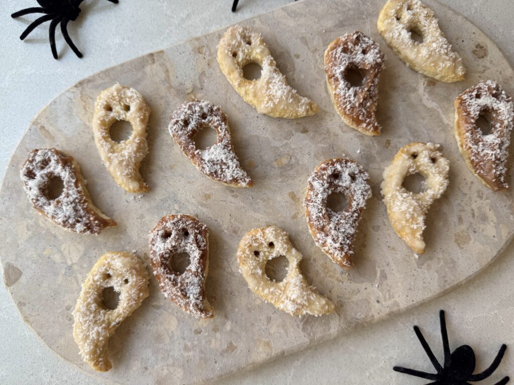 2 Ingredient BLW Ghost Biscuits