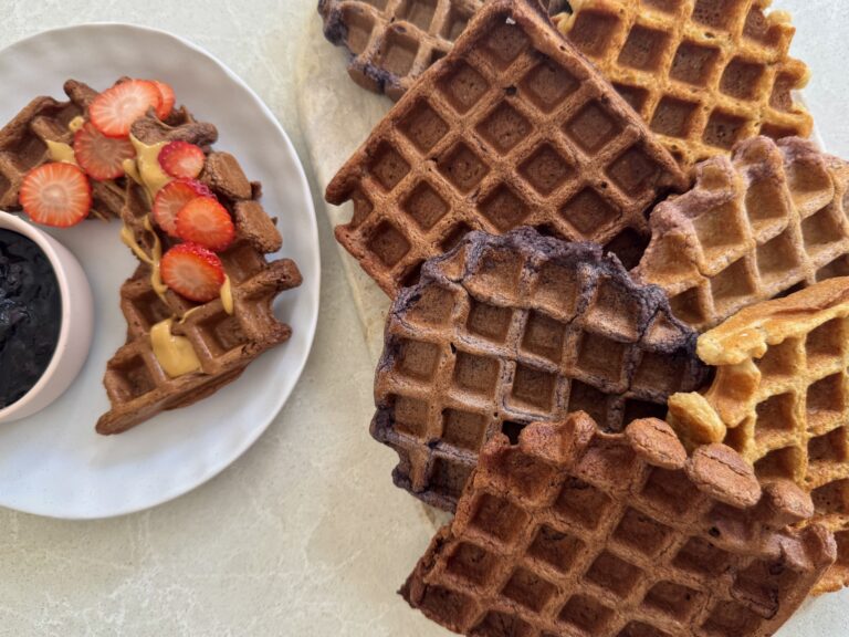 3 Ingredient Vegan Waffles