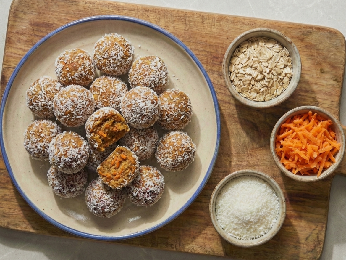 Carrot Cake Bliss Balls