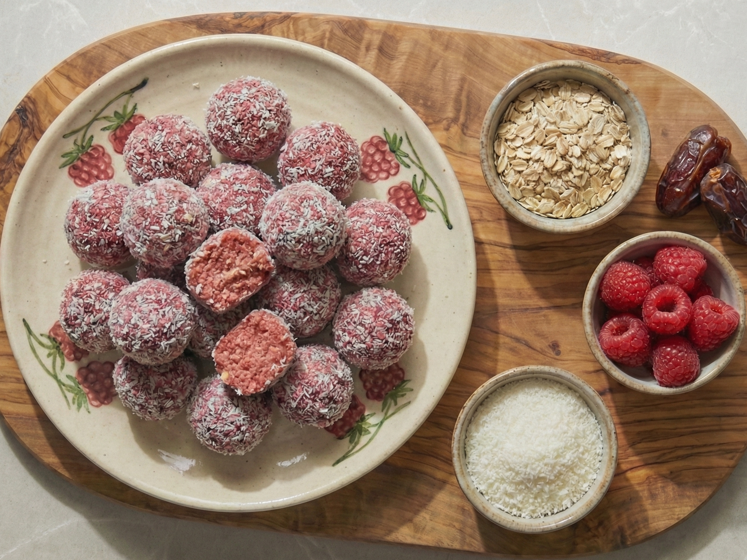 Raspberry Bliss Balls