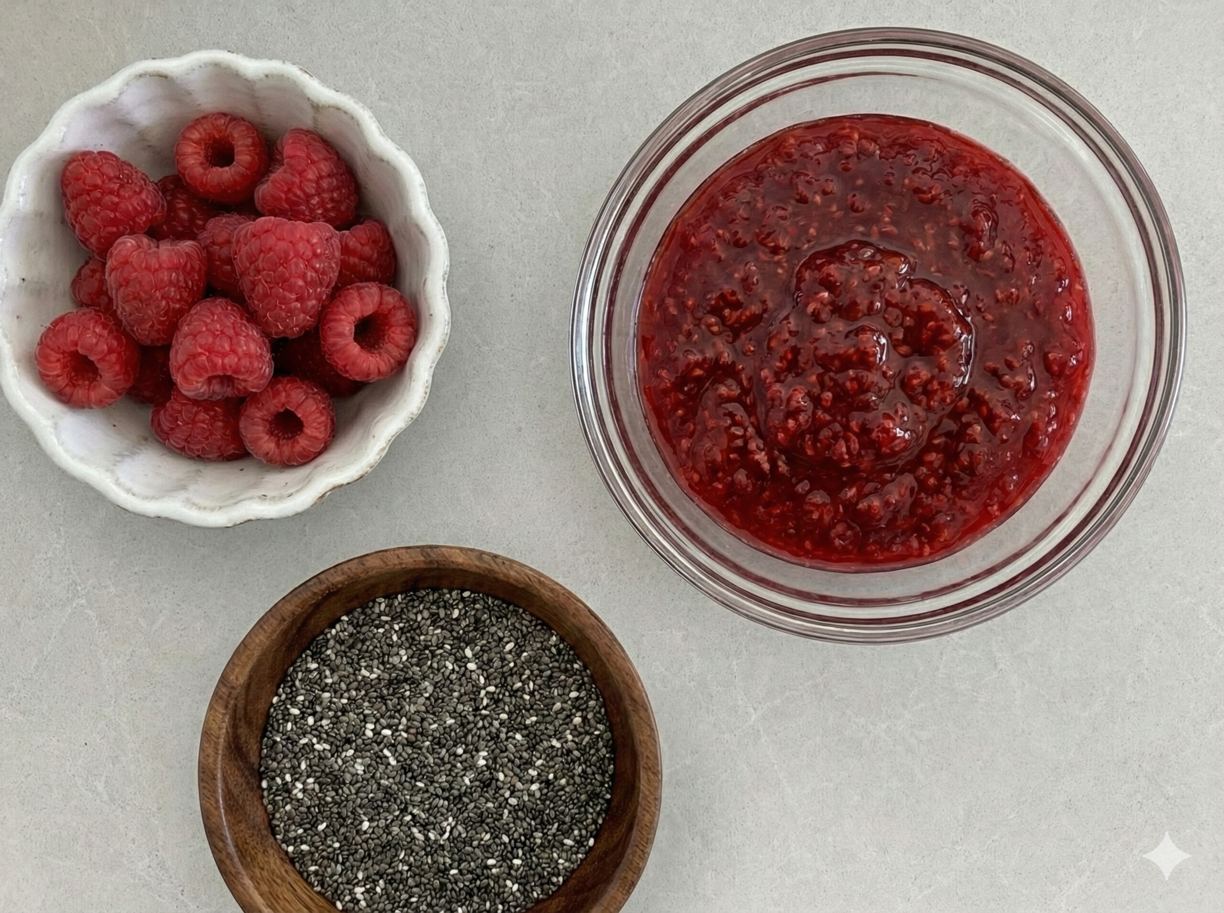 raspberry chia jam