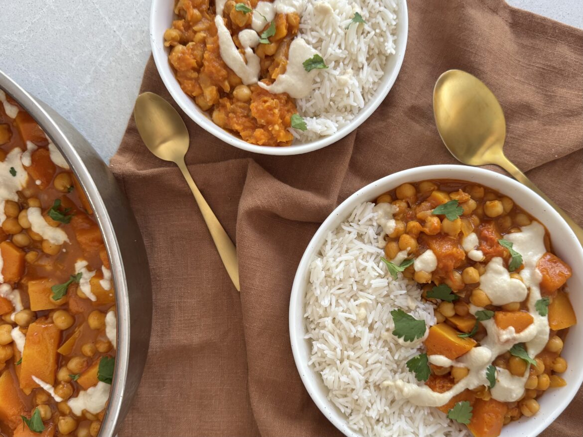 Creamy Chickpea & Butternut Curry