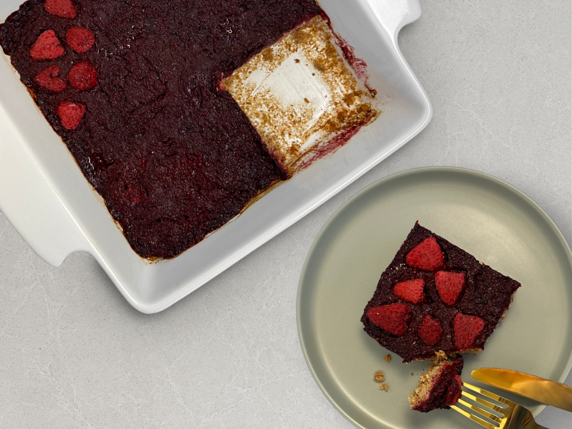 PB and J Baked Oatmeal