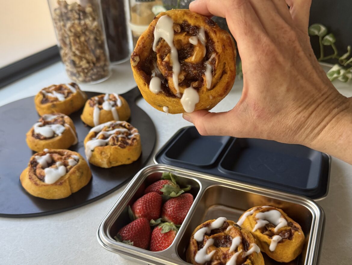 Carrot Cake Pinwheels