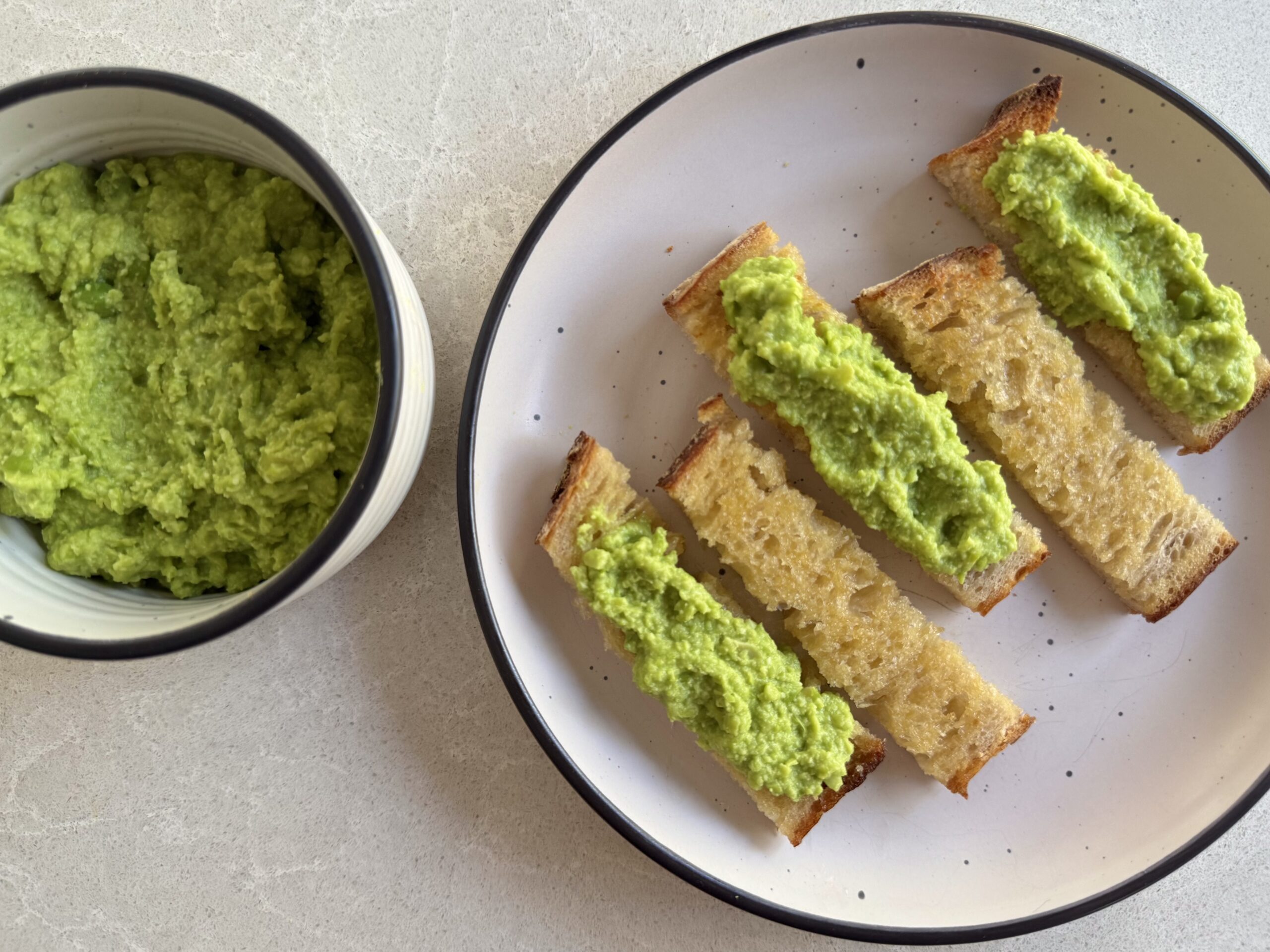 Edamame and Green Pea Spread