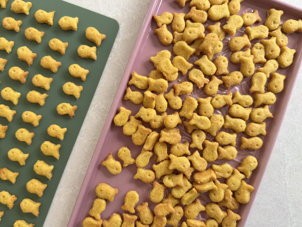 Healthier Vegan Goldfish Crackers
