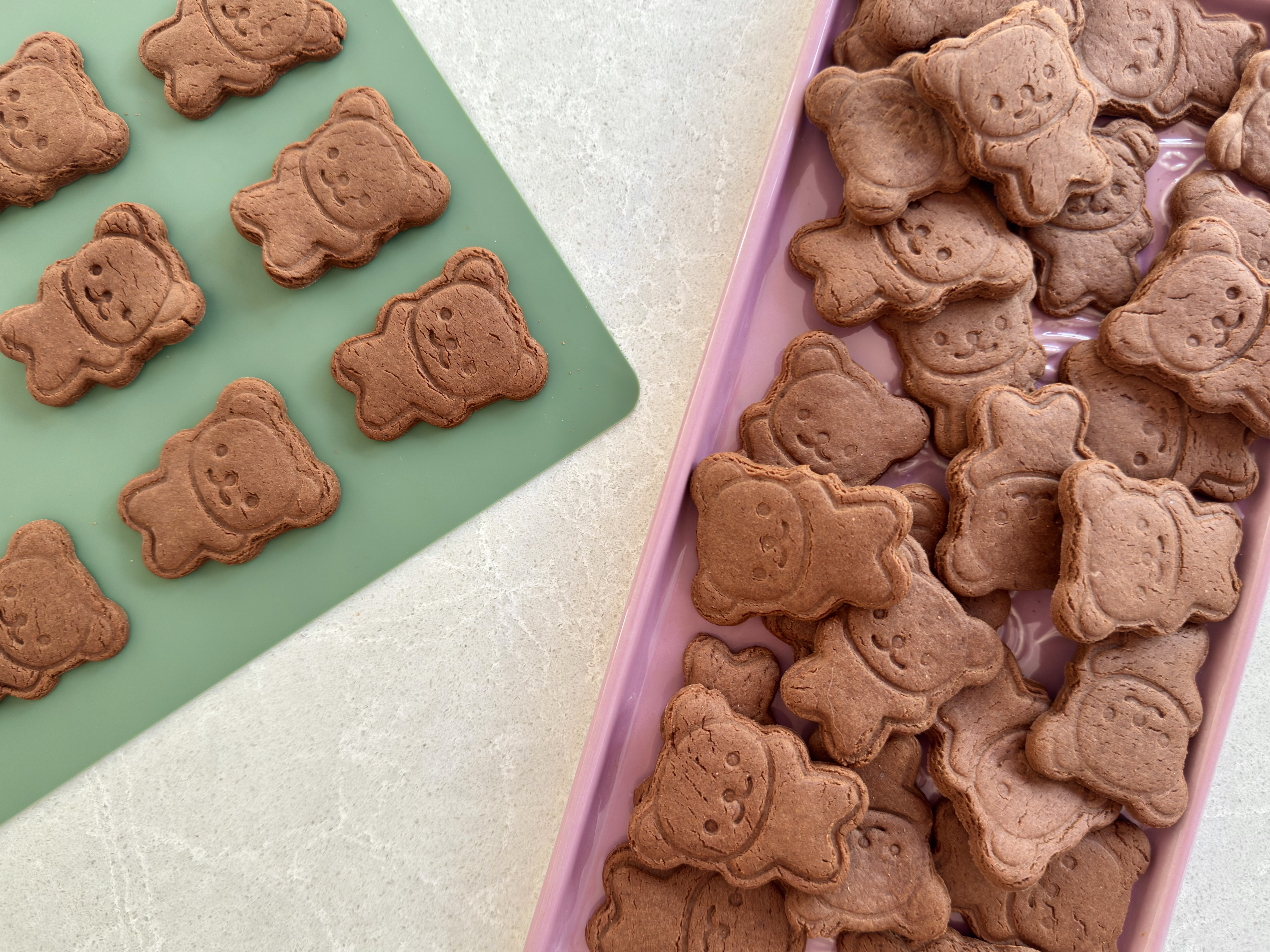 Homemade Vegan Chocolate Tiny Teddies