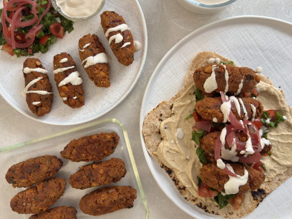 Baked Vegan Tofu Koftas