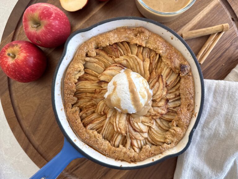 Simple Skillet Apple Galette