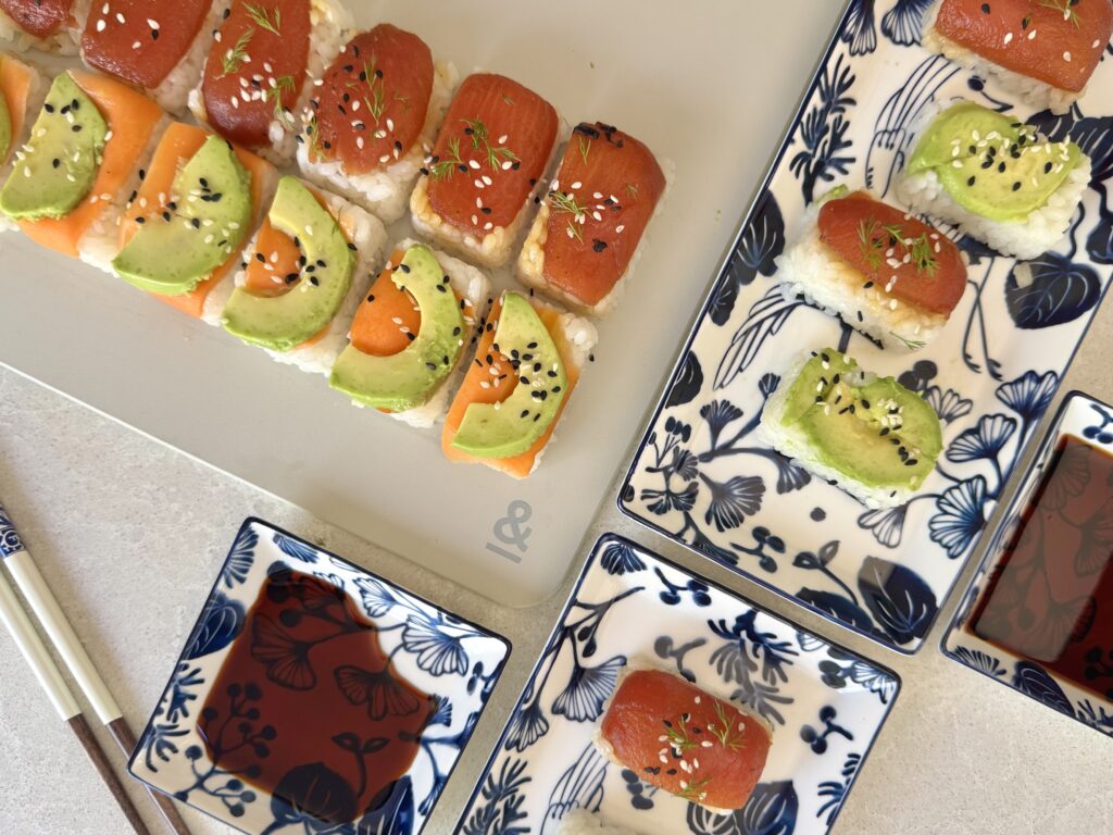 Vegan Tomato "Tuna" Nigiri