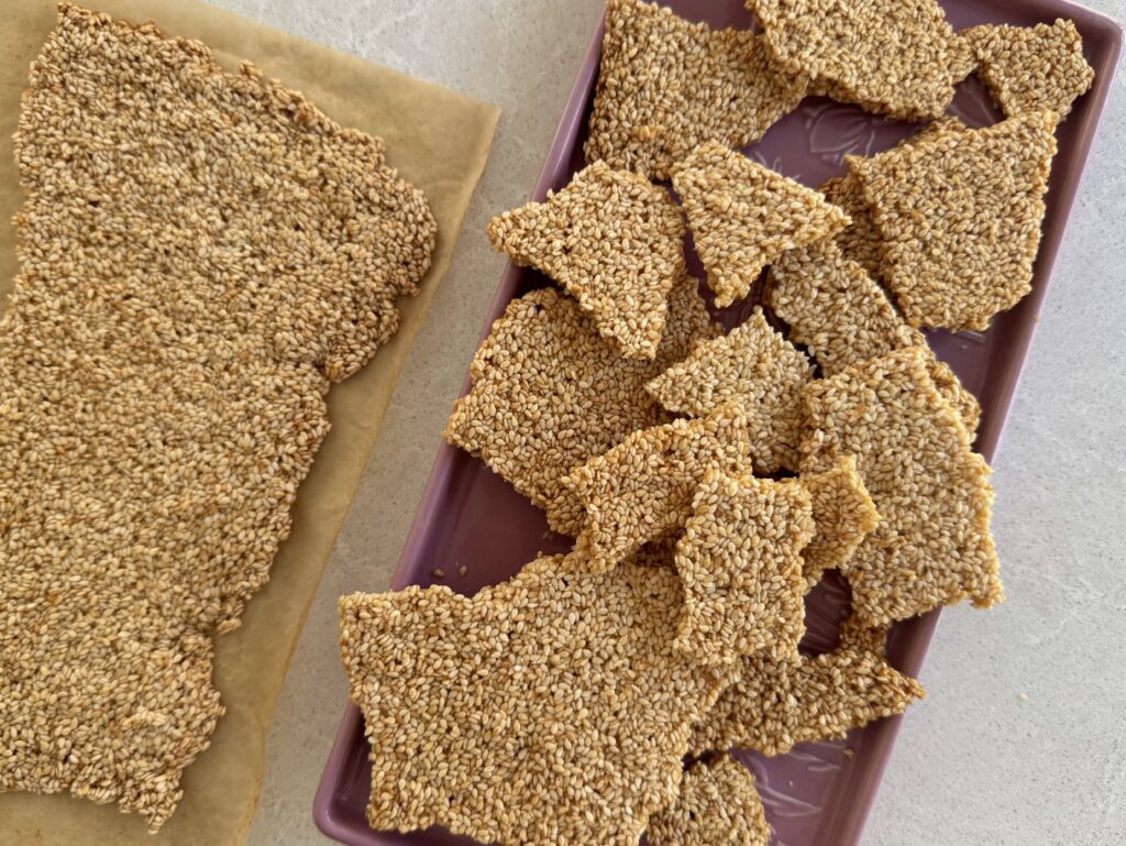 Healthier Sesame Snaps