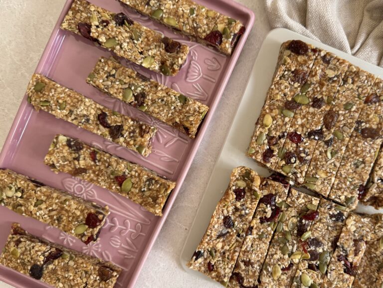 Nut-free Chewy Muesli Bars