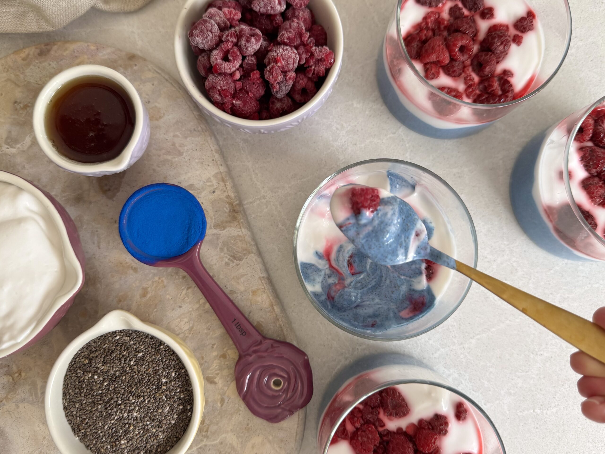 Blue Chia Mousse
